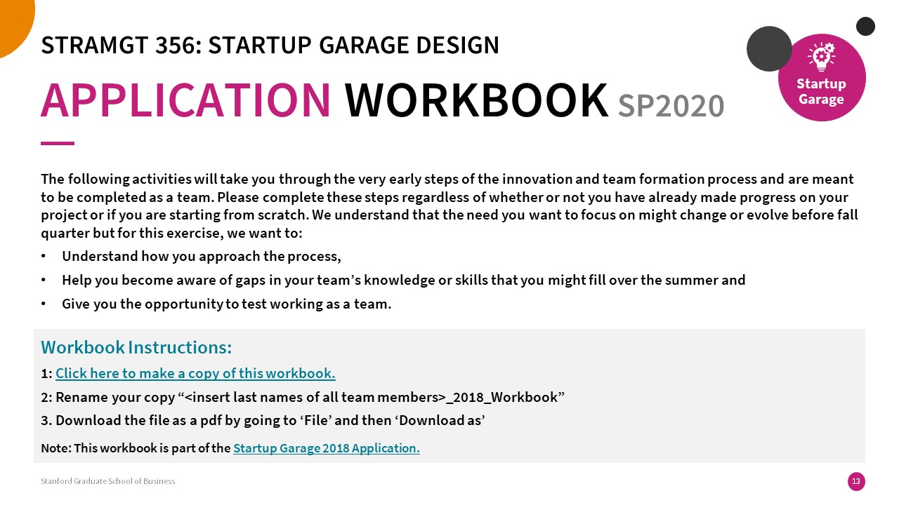 Startup Garage Slide Sample 13