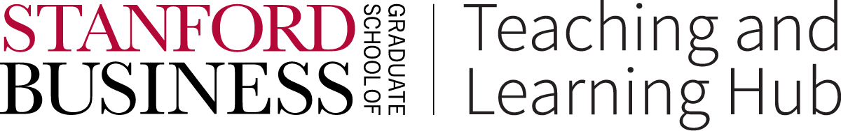 Stanford Graduated School of Business Teaching and Learning Hub logo